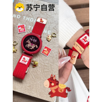 适用华为手表gt5表带新年红gt6马年GT4秋冬季gt6pro男女款gt5/4运动智能腕带荣耀尼龙编织3139a