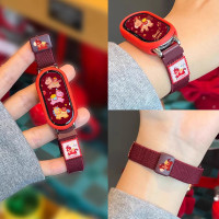 新年适用于小米手环10表带马年限定band9陶瓷版8NFC时尚女款高级感7磁吸6秋冬季保护套壳5磁吸塑胶扣腕带3139y