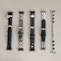 黑色合集 适用于小米手环9表带10陶瓷版8竹节纹爱心表圈个性替换腕带配件秋夏3139y