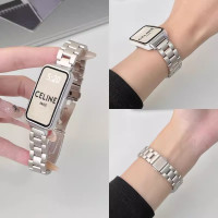 适用华为手环11pro表带三珠款11金属钢带智能十代NFC系列替换运动腕带高级感band个性潮男女生夏日专用3139y