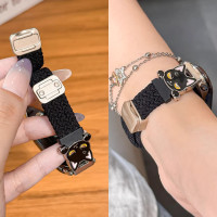 [幸运招财猫]适用小米手环10表带9新款8nfc陶瓷款7编织6磁吸扣5手带4智能3表环xiaomi十九八代3139y