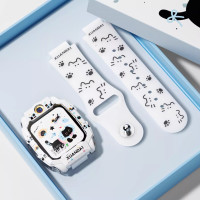 适用于小天才电话手表z11表带儿童z10少年版z9反扣Z8A硅胶z7s腕带z6pro保护壳Q3高颜值q2a学生3139y