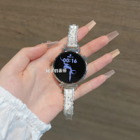 适用华为GT5气质感拉丝镶钻手镯款手表表带watch4GT5proGT3GT4女3139y