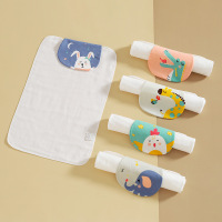 幻窕 CA79 婴儿纯棉吸汗巾 超柔亲肤四层设计 儿童垫背快速干隔汗巾