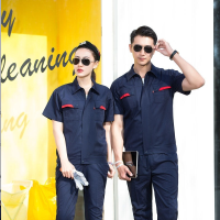 幻窕 WT109 夏季短袖劳保服套装 防静电服工装 车间作业人员服装