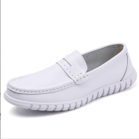 幻窕 WT404 真皮护士男鞋 医院白色工作鞋 防护鞋