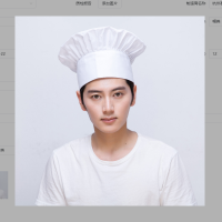 幻窕 WT837 工作高帽 透气酒店厨师帽 厨房蘑菇帽