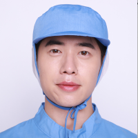 幻窕 WT838 食品厂女白色系带车间男食堂厨师帽职业网帽