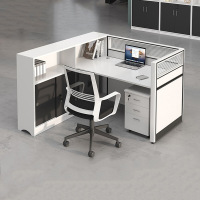 幻窕 CA202 白色屏风卡座职员电脑财务办公桌