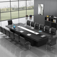 幻窕 CA234 简约现代会议桌 长方形办公桌椅组合