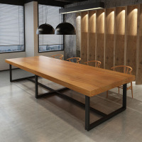 幻窕 北欧实木会议桌公司洽谈培训长桌 BJ969