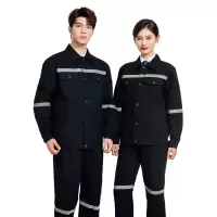 幻窕 车间作业人员服装 深蓝色均码工装 AB024