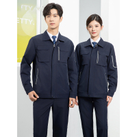 幻窕 车间作业人员服装 藏青色均码工装 AB027