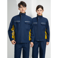 幻窕 车间作业人员服装 藏蓝色均码工装 AB032