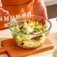 幻窕 CA174 沙拉碗 透明玻璃盆 可进微波炉汤碗面碗 料理盆