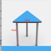 幻窕 WT323 学生创客阅览六边形桌 团体辅导彩色梯形儿童学习桌
