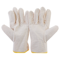 劳尔天保 帆布点珠手套 ST012 双