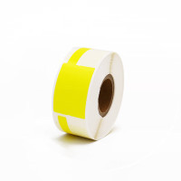 渝捷 YJ-02FYL-200 线缆标签 25mm*38mm+40mm 200片/卷 黄色