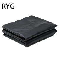 RYG 特厚平口黑色垃圾袋 50*50cm 6丝 包(500个)