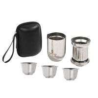 麦卡伦 纯钛茶具旅行套装 TXL400月光银400ml