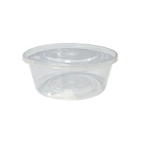迈新美 一次性圆形餐盒 300ml*450套 1箱