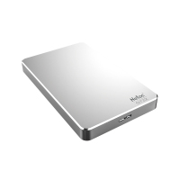 朗科(Netac) G722 2T USB3.0 移动硬盘 银色