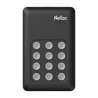 朗科(Netac)移动硬盘 G732-1TB 安全系列 USB3.0 2.5英寸 黑色