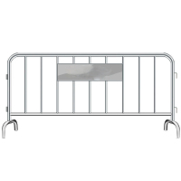 豫美钢 不锈钢铁马护栏 长2米*高1.2米 个