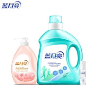 蓝月亮精致礼包(阳光桉叶洗衣液2kg+内衣洗衣液500ml+免洗洗手液50ml)