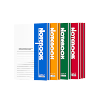 广博(GuangBo) GBR0790 A5 40张/本 无线装订 软抄本 10本/包 蓝绿红