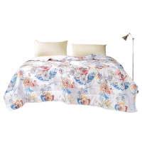 富安娜(FUANNA)七孔抑菌印花夏被/半夏采薇/203*229/370g