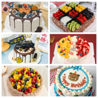 丝路花雨 丝露花雨系列蛋糕生日礼盒(款式到店自选)单位:个