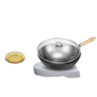 康宁EKCO极之铁炒锅+SN晶尊系列餐具豪华4件套