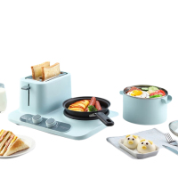 东菱 Donlim 多功能锅早餐机吐司机烤面包机三明治机面包机多士炉料理机家用火锅DL-3405(