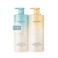 阿道夫(ADOLPH)天然香植物洗发水护发素套装400ml*2瓶 控油