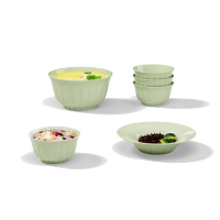 皖亭翡玉碗盘六件套