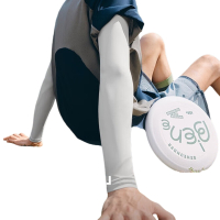 蕉下(beneunder)防晒冰袖男冰丝袖套男护袖男开车骑车防晒手臂夏季防紫外线高山灰