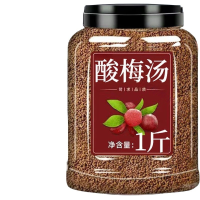 北京同仁堂[酸梅汤]桂花酸梅汤粉原材料茶汤包孕妇解腻降火速溶浓缩饮料 [一斤罐装] 单位:罐