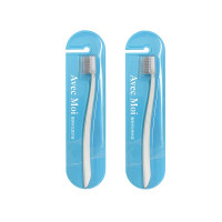 AVEC MOI纳米 成人 细毛牙刷2支装(软毛 抗菌)套装 单位:组