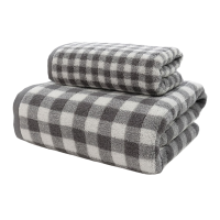 彩羊 酒店浴巾三件套 古典黑 单位:套