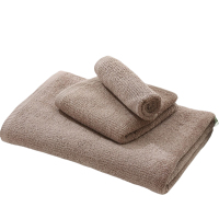 彩羊家用酒店浴巾纯棉柔软棉毛巾浴巾三件套 森林(咖)单位:套