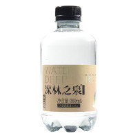 深林之泉蓝岸天然苏打水ph8.8+无糖高锶弱碱孕妇苏打水小瓶便捷装批发380ml*12瓶 单位:箱
