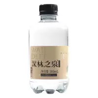 深林之泉蓝岸天然苏打水ph8.8+无糖高锶弱碱孕妇苏打水小瓶便捷装批发380ml*12瓶 单位:箱