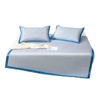 罗莱家纺 星河·碳光双层提花冰丝席三件套150*200 单位:套