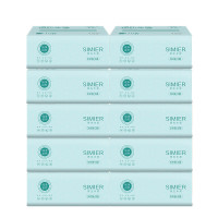 斯弥儿棉质生活3层100抽10连包软抽纸 SMR-05CJ 单位:提