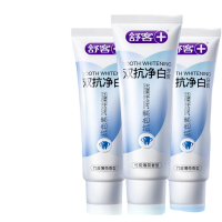 舒客双抗净白牙膏160克*3支 竹炭薄荷味 单位:组