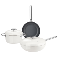 德世朗小满系列钛陶瓷不粘锅三件套DP915-SET3WH 单位:套