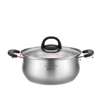 美厨MAXCOOK雅致系列304不锈钢复底汤锅22cm MCDS-2554 单位:个