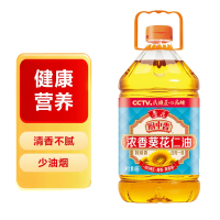 鲁花厨中香浓香葵花仁油 4L 单位:桶