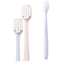 舒客高密卓效净白牙刷单支装(紫色)-V01-电商专供(新旧包装随机发货) 单位:支